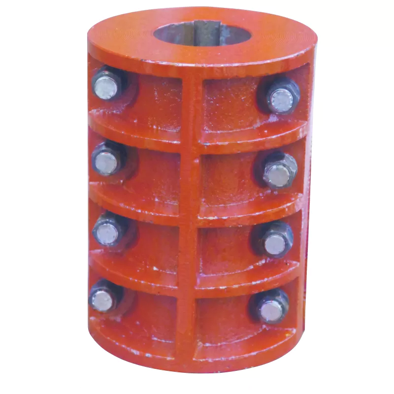 JQ clamping coupling for reactor agitator shafts