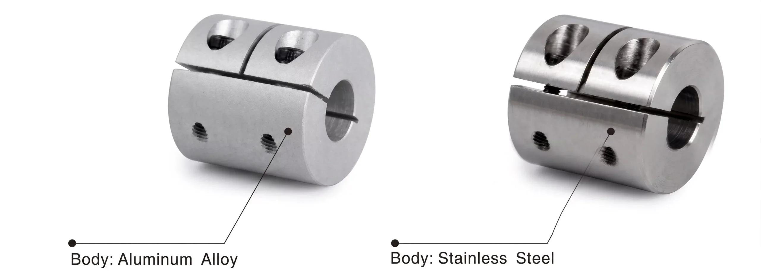 STS7C-20 316 stainless steel clamp rigid coupling corrosion resistant split body
